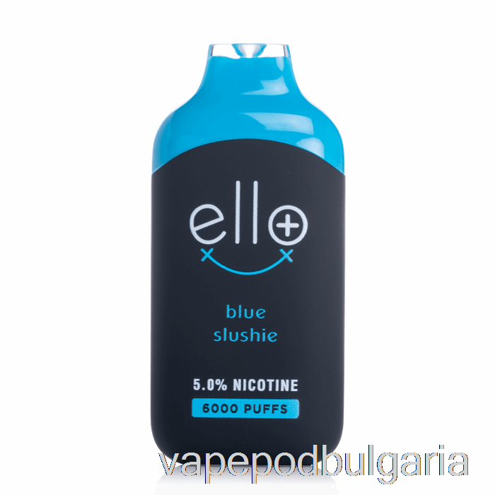 Vape Bulgaria Blvk Ello Plus 6000 за еднократна употреба Blue Slushie Ice